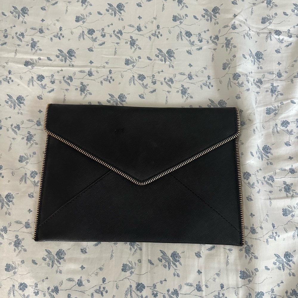 Black Envelope Clutch